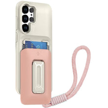 For Samsung S25 Ultra Case Card Holder with Kickstand and Strap + Tempered Glass
