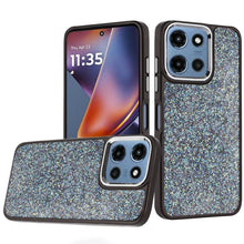 For Moto G 2025/2026/G Play 2026 Case Full Shimmer Crystal Bling +Tempered Glass