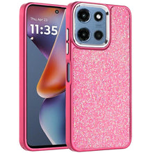 For Moto G 2025/2026/G Play 2026 Case Full Shimmer Crystal Bling +Tempered Glass