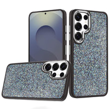 For Samsung S26 Ultra Case Full Crystal Bling Metallic Buttons + Tempered Glass