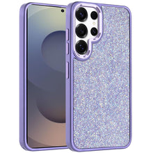For Samsung S26 Ultra Case Full Crystal Bling Metallic Buttons + Tempered Glass