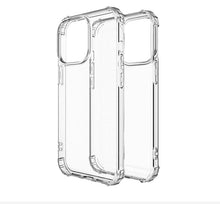 For iPhone 15 Case Shockproof Corner Protection Crystal Clear + 2 Tempered Glass