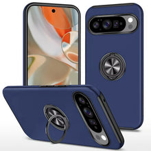 For Google Pixel 10 Pro XL Case Rubber Dual Layer with RingStand +Tempered Glass