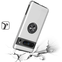 For Google Pixel 8 PRO 5G Case Rubberized Dual Layer Magnetic Ring Stand