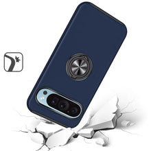 For Google Pixel 9 Pro XL 6.8 inch Case Dual Layer Magnetic Ring Phone Cover