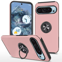 For Google Pixel 9 Pro XL 6.8 inch Case Dual Layer Magnetic Ring Phone Cover