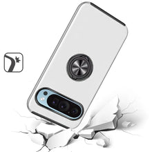 For Google Pixel 9 Pro XL 6.8 inch Case Dual Layer Magnetic Ring Phone Cover