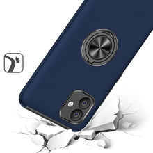 For Samsung Galaxy A05 Case Rubberized Dual Layer Magnetic RingStand Cover