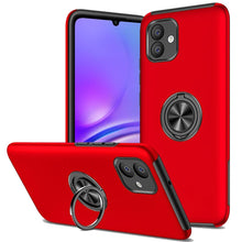 For Samsung Galaxy A05 Case Rubberized Dual Layer Magnetic RingStand Cover