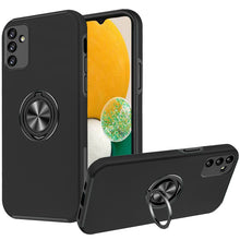 For Samsung Galaxy A13 5G Oil Painted Magnetic Ring Stand Hybrid Case Cover