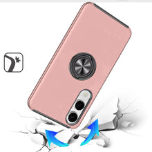 For Samsung S25 Edge Case Protection Magnetic Stand Lens Cover + Tempered Glass
