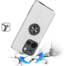 For Moto G Stylus 2025 Case Rubber Dual Layer w/ Magnetic Ring + Tempered Glass