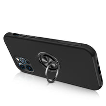 For iPhone 13 Pro Max Case Rubberized Dual Layer Magnetic Ring Stand Hybrid