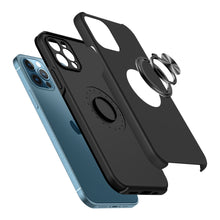For iPhone 13 Pro Max Case Rubberized Dual Layer Magnetic Ring Stand Hybrid