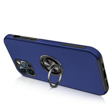 For iPhone 13 Pro Max Case Rubberized Dual Layer Magnetic Ring Stand Hybrid