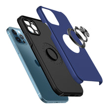 For iPhone 13 Pro Max Case Rubberized Dual Layer Magnetic Ring Stand Hybrid