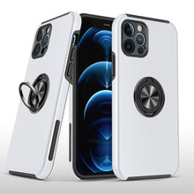 For iPhone 13 Pro Max Case Rubberized Dual Layer Magnetic Ring Stand Hybrid