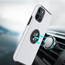 For iPhone 13 Pro Max Case Rubberized Dual Layer Magnetic Ring Stand Hybrid
