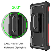 For Samsung Galaxy S22 CARD Holster with Kickstand Clip Hybrid Sturdy Case Cover