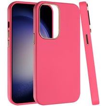 For Samsung Galaxy S24 Case Soft Premium Phone Cover with Chromed buttons