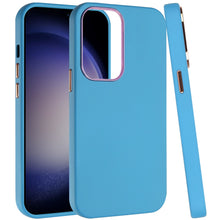 For Samsung Galaxy S24 Case Soft Premium Phone Cover with Chromed buttons