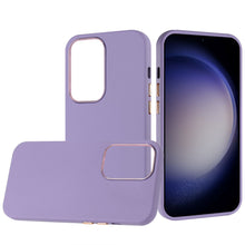 For Samsung Galaxy S24 Case Soft Premium Phone Cover with Chromed buttons