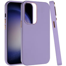 For Samsung Galaxy S24 Case Soft Premium Phone Cover with Chromed buttons