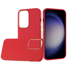 For Samsung Galaxy S24 Case Soft Premium Phone Cover with Chromed buttons