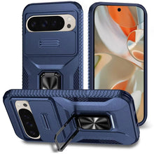 For Google Pixel 10 Pro XL Case with Metal Stand and Lens Cover + Tempered Glass