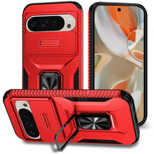 For Google Pixel 10 Pro XL Case with Metal Stand and Lens Cover + Tempered Glass