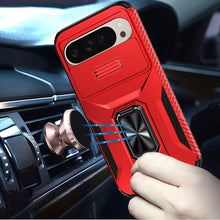 For Google Pixel 10 Pro XL Case with Metal Stand and Lens Cover + Tempered Glass