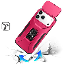 For iPhone 17 Pro Max Case Full Coverage Metal Stand Lens Cover + Tempered Glass