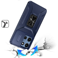 For Moto G 2025 Case Rugged Complete Protection Magnetic Stand + Tempered Glass