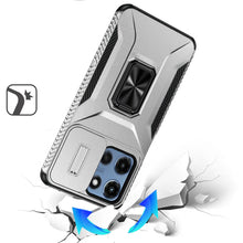 For Moto G 2025 Case Rugged Complete Protection Magnetic Stand + Tempered Glass