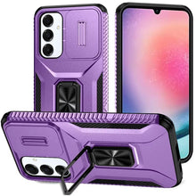 For Samsung A26 5G Case Complete Protection with Magnetic Stand + Tempered Glass