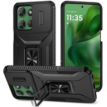 For Moto G Power 2025 Case Complete Protection Cover with Stand + Tempered Glass