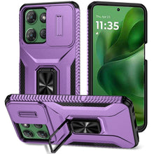 For Moto G Power 2025 Case Complete Protection Cover with Stand + Tempered Glass