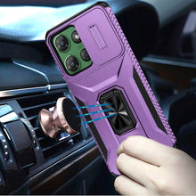 For Moto G Power 2025 Case Complete Protection Cover with Stand + Tempered Glass