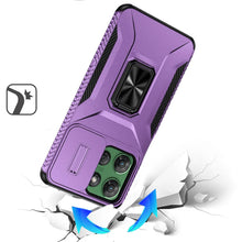 For Moto G Power 2025 Case Complete Protection Cover with Stand + Tempered Glass