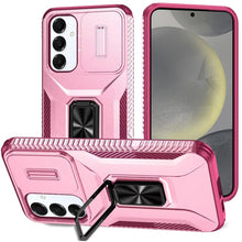 For Samsung S25+/S24+ Case Complete Protection Magnetic Stand + Tempered Glass