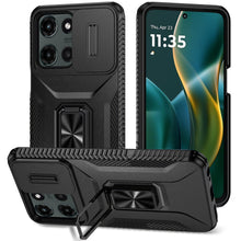 For Moto G Stylus 2025 Case Complete Protection Cover w/ Stand + Tempered Glass