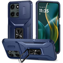 For Moto G Stylus 2025 Case Complete Protection Cover w/ Stand + Tempered Glass