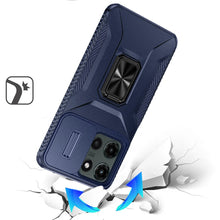 For Moto G Stylus 2025 Case Complete Protection Cover w/ Stand + Tempered Glass