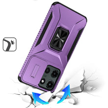 For Moto G Stylus 2025 Case Complete Protection Cover w/ Stand + Tempered Glass