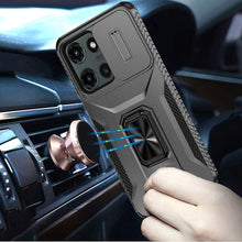 For Moto G Stylus 2025 Case Complete Protection Cover w/ Stand + Tempered Glass