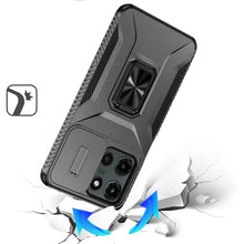 For Moto G Stylus 2025 Case Complete Protection Cover w/ Stand + Tempered Glass