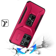 For Moto G Stylus 2025 Case Complete Protection Cover w/ Stand + Tempered Glass