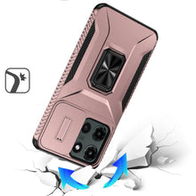 For Moto G Stylus 2025 Case Complete Protection Cover w/ Stand + Tempered Glass