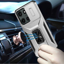 For Moto G Stylus 2025 Case Complete Protection Cover w/ Stand + Tempered Glass