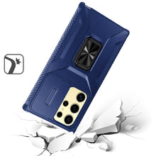 For Samsung S23 Ultra Case Rugged Side Grip Metal Stand and Sliding Lens Cover